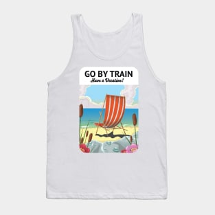 Go By Train "have a vacation!" Tank Top